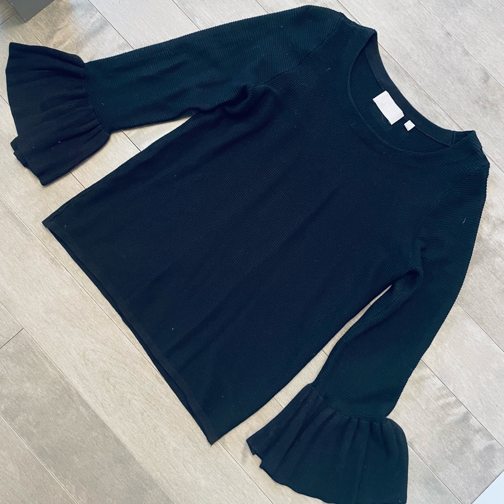Cyrus bell sleeve top